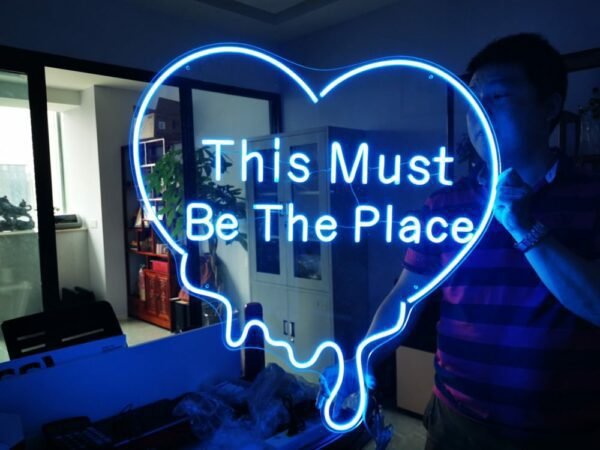 this must be the place neon sign