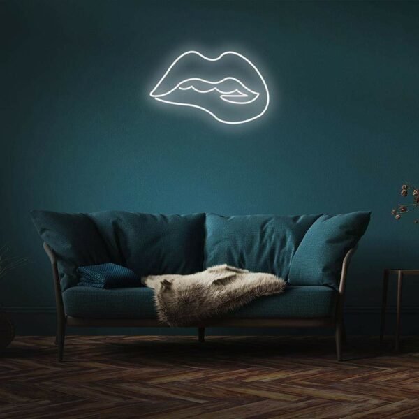 lips neon sign