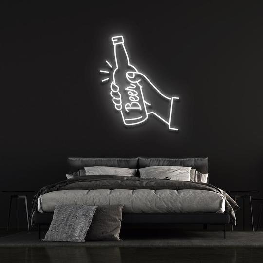 beer neon sign