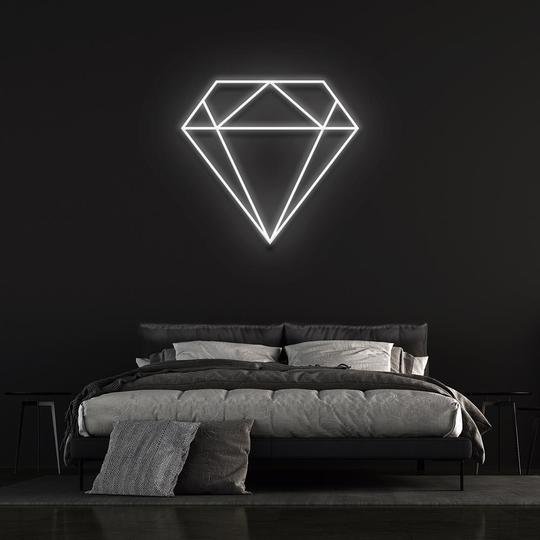 diamond neon sign