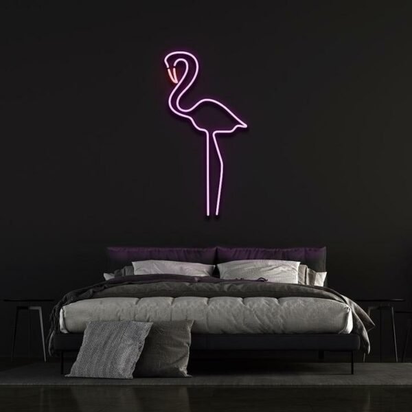 flamingo neon sign