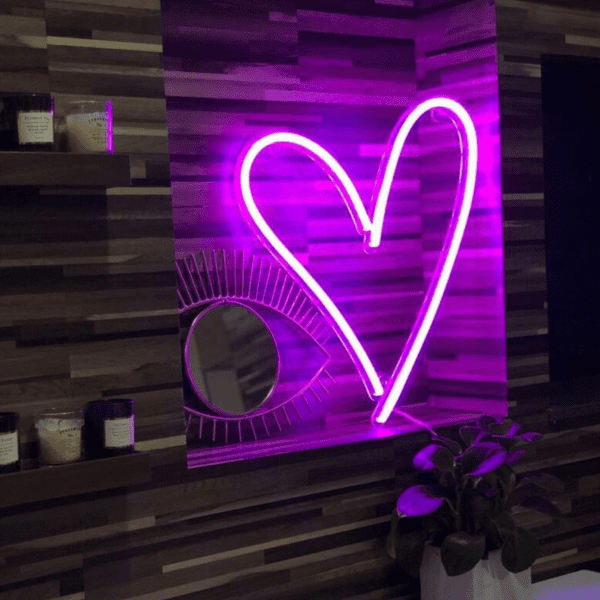 heart neon sign