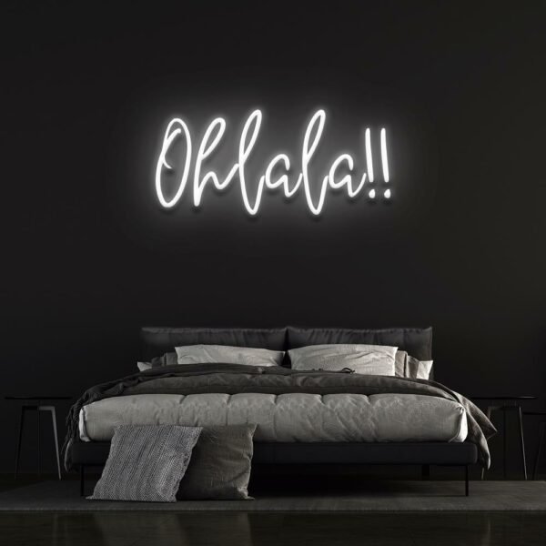 ohlala neon sign