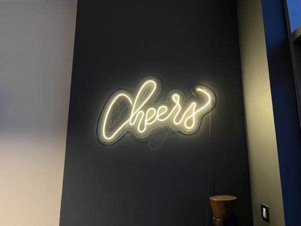 cheers neon sign